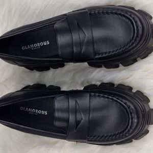 Glamorous chunky loafers in black